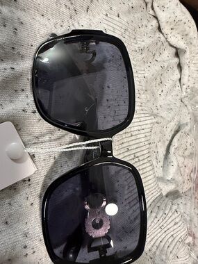 Oversized Square Black Sunglasses